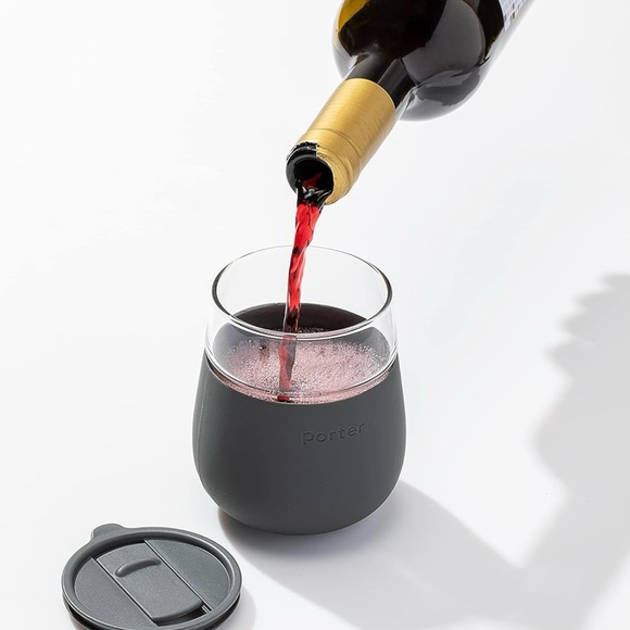 W&P porter silicone wrapped tumbler color dark grey NWT - Picture 3 of 4